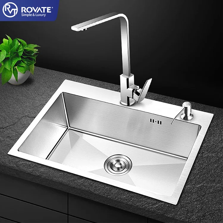 ROVATE 2022 большая кухонная раковина hiddenall в одной кухонной раковине из Израиля многофункциональная нержавеющей стали рабочая
