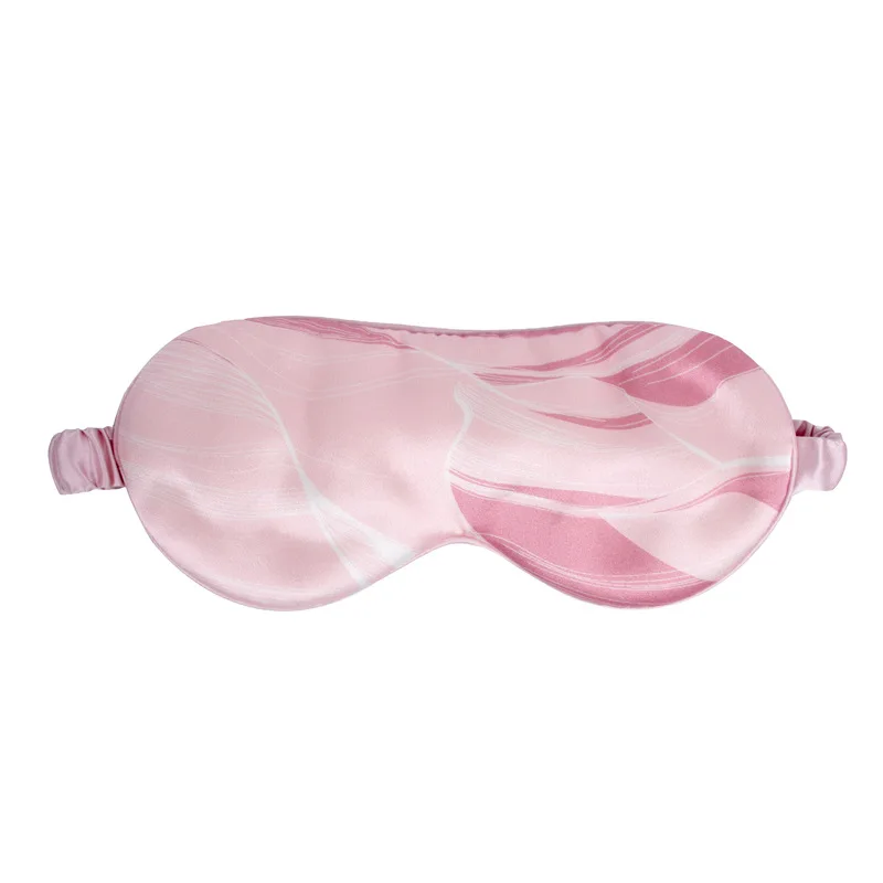 6A Grade Quality Printing 19mm Real Silk Eye Mask 100% Mulberry Soft Breathable Sleeping Eye Mask