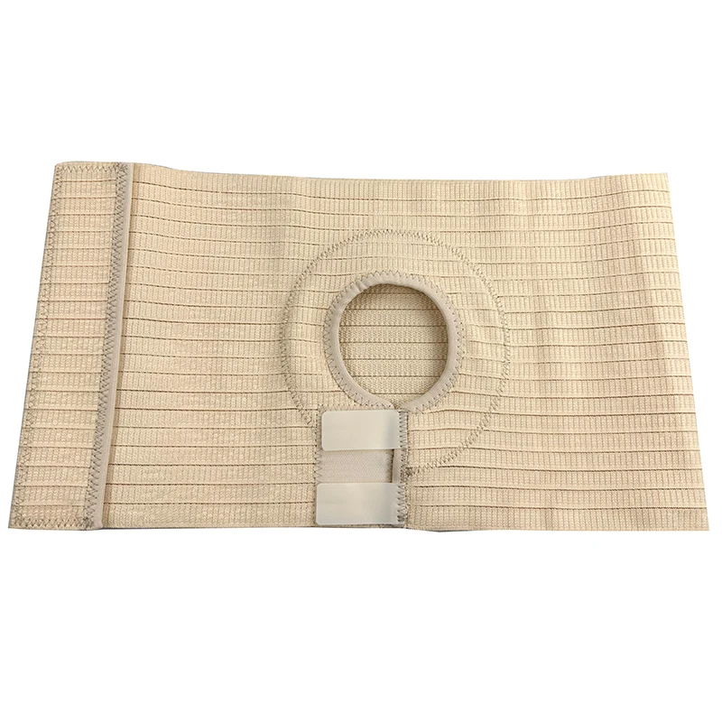 Skin Colour Comfort Stoma Stretch Belt, Round Fistula Care Belly Band