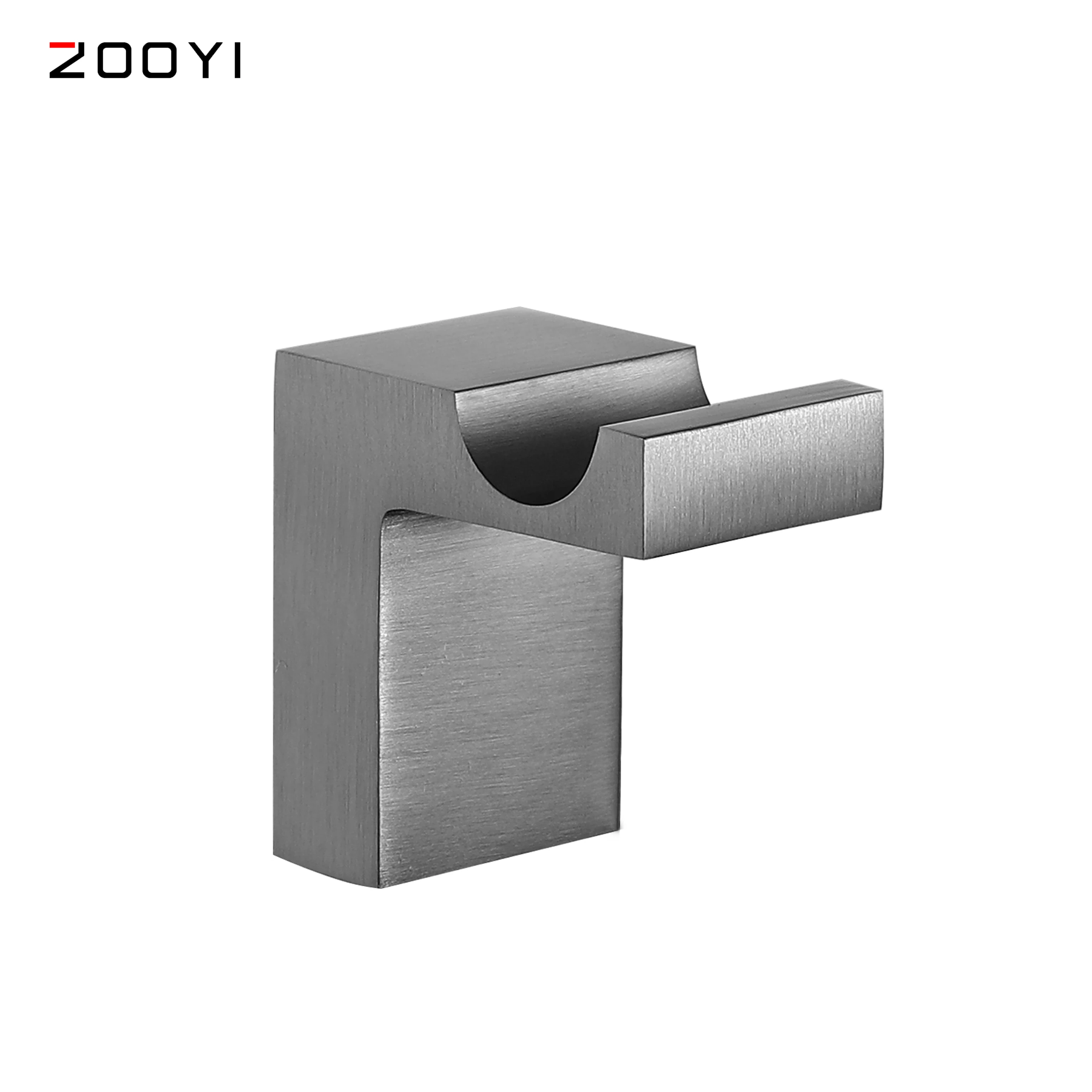 ZOOYI Китай дешевые полностью матовый серый аксессуары для ванной из нержавеющей стали аппаратные наборы