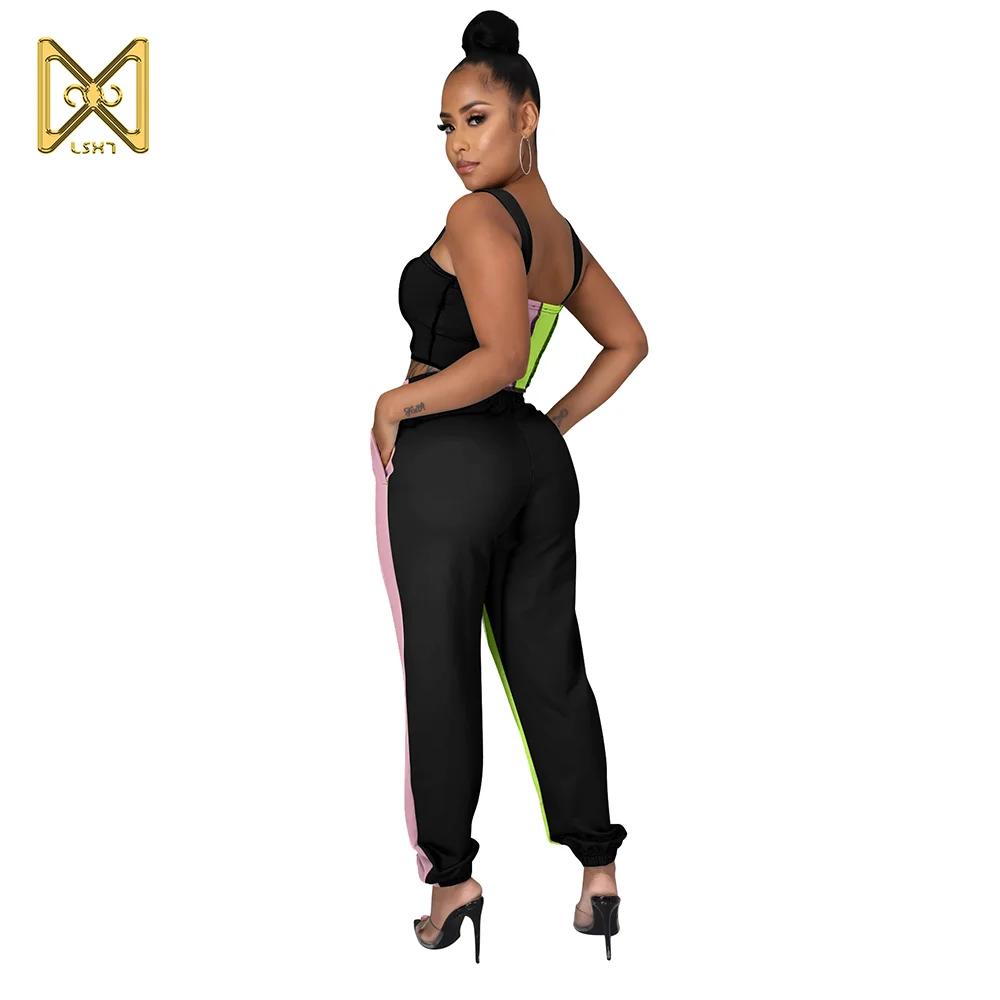 2021 two piece set women clothing plus size designer clothes shirt and pant fashion casual wear suit Spliced two piece set