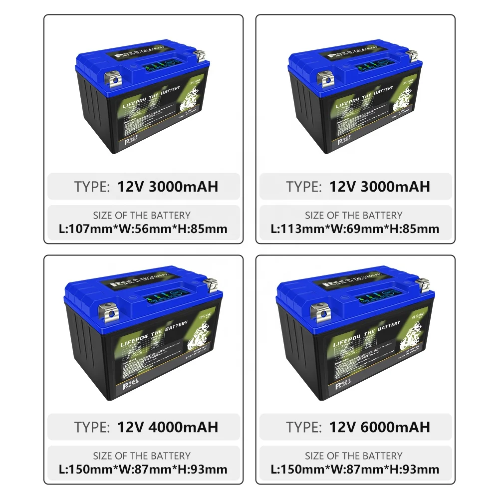 Electric Scooter Motorcycle Power Battery 12V 4Ah 5Ah 9Ah Smart Battery Motor Power For Electric Bike