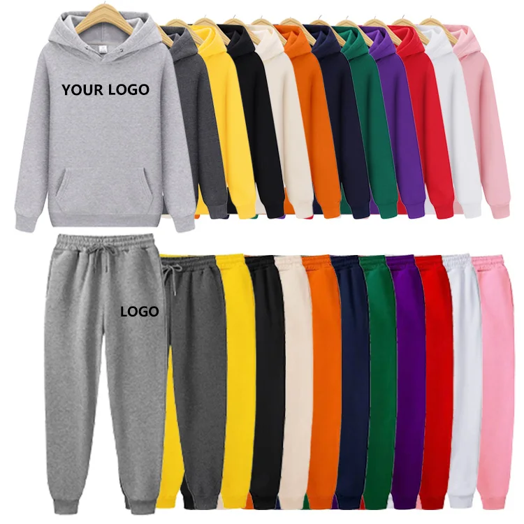 Индивидуальные 100% хлопковые толстовки спортивный костюм унисекс логотип под заказ свитер розовая толстовка