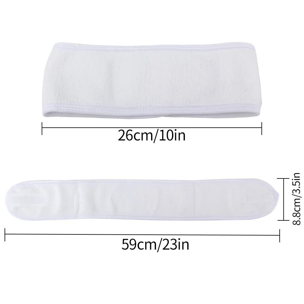 Factory Wholesale Soft Elastic Make Up Wash Face Cosmetic Headband Spa Bath MakeUp Hair Band