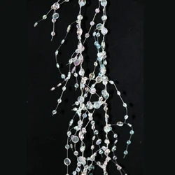 Led String Lights Battery Operated With Loose Beads Garland And Acrylic For Holiday Wedding Decoration