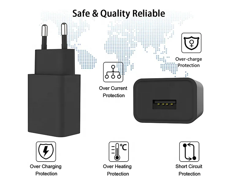 Portable cargador Cube USB Fast charging 5V2A Power Adapter US EU UK AU Plug Wall  iphone Charger