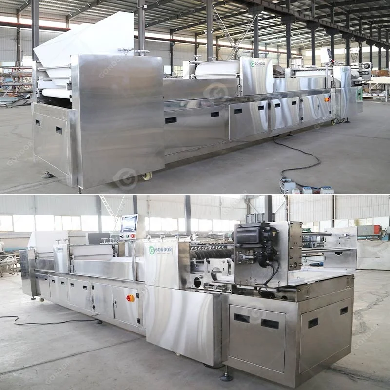 Grain Make Product Protein Steel Stainless Portion Production Line Caramel Candy Nougat Bar Processing Machine