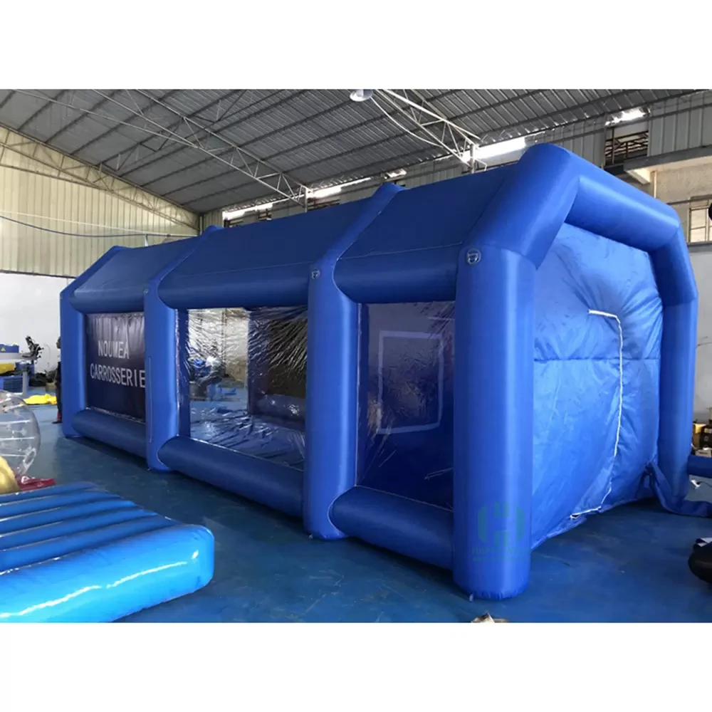 Large Inflatable Car Garage Tent Customized Inflatable Cube Tents For Car Oxford Fabric Inflatable Tent