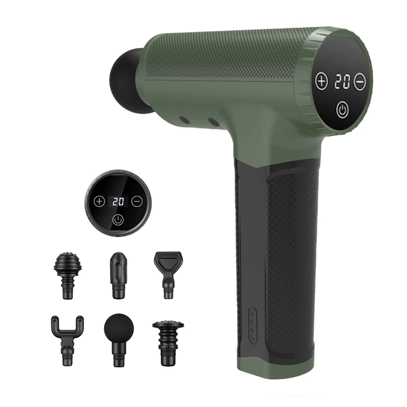 Popular choice 20 Speed Deep Tissue Percussion Massage Gun Professional Pistole Muscle Fascia Massager Gun