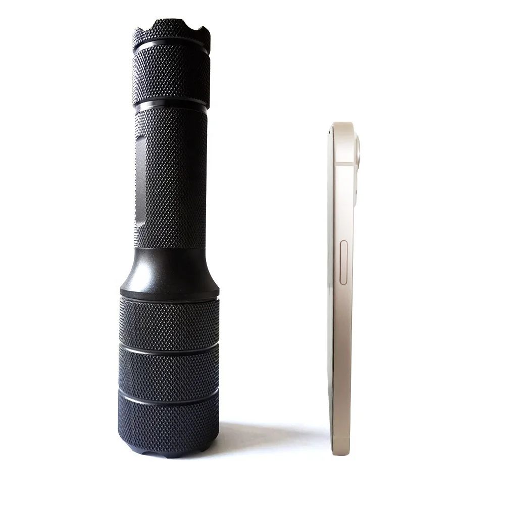 1.7KM Beam Distance IP67 White Color Tactical Hunting Laser Flashlight with 5000mAh Rechargeable Battery