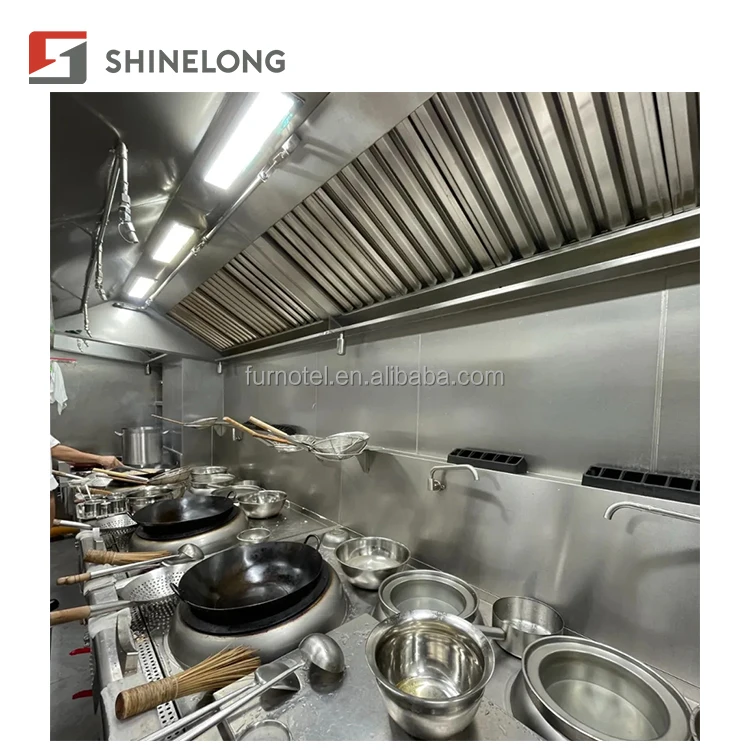 Chinese Restaurant Kitchen Equipment Gas Stove / Steamer Complete Kitchen Solution