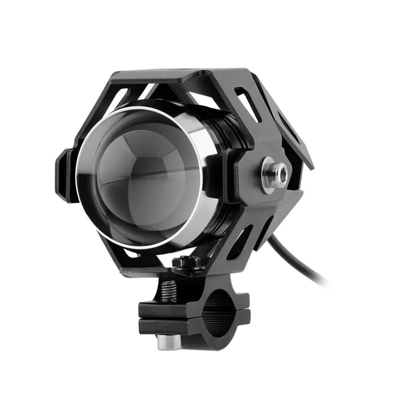 Super Bright Motorcycle Headlights Auxiliary Lamp U5 led motorbike Spotlight Accessories 12V Moto DRL Spot Head Lights
