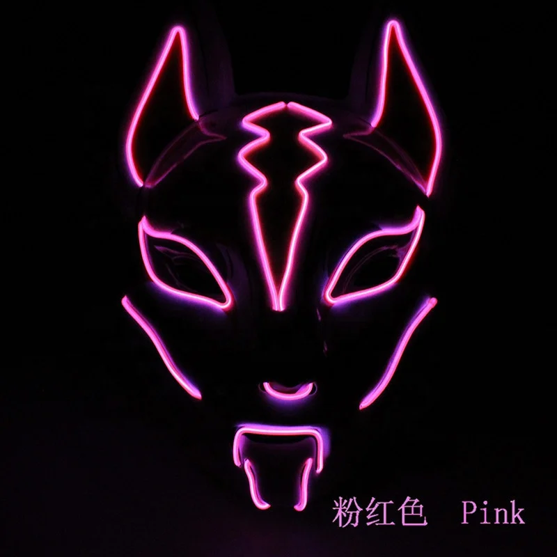 Newest Popular Gift Funny Colorful Halloween Party Mask LED Party Supply Costume Halloween party Mask