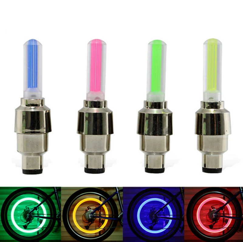 Jetshark valve cap light mix color bike bicycle tire valve wheel light cycling lamps bicycle led lights