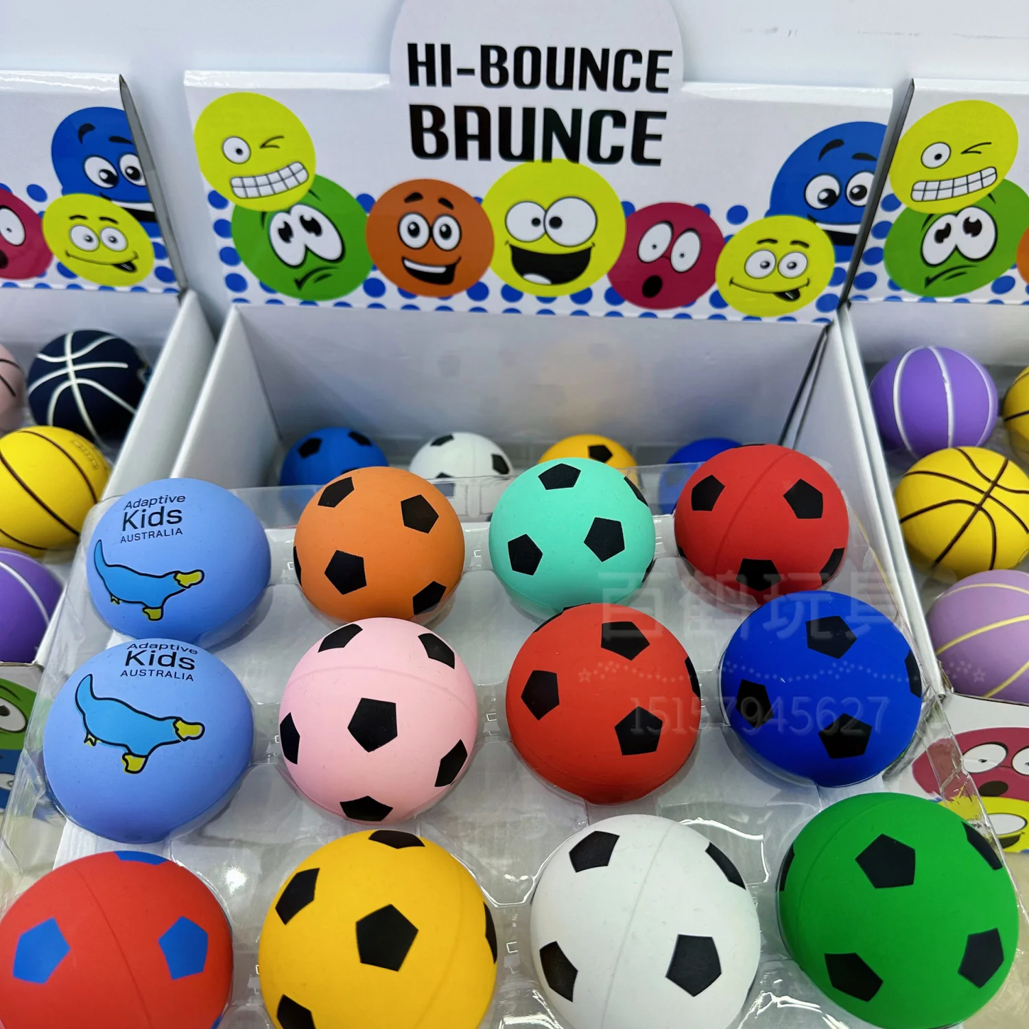 2023 Hot Aale Hollow Rubber Bounce Balls 60 mm Bounce Squash Ball, Mini Basketball, Football, Beach Ball Of Customs Promotional