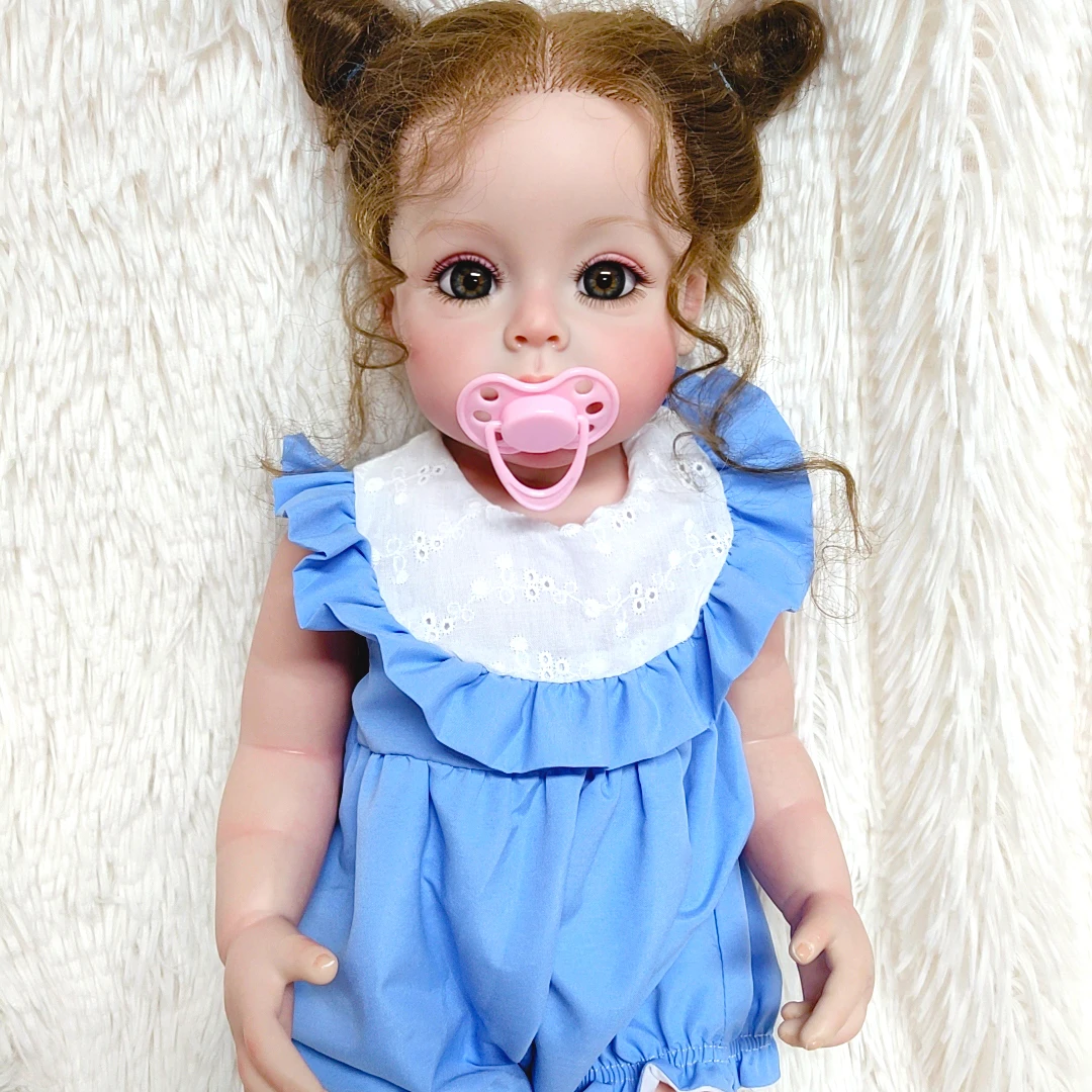 High Quality Popular Fashion Educational Soft Reborn Dolls Silicone Newborn Baby Real Lifelike Reborn Baby Dolls
