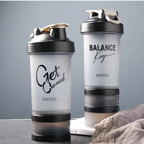 Metal Tritan Plastic Eco Friendly Gym Proetin Shaker Bottle Custom Logo