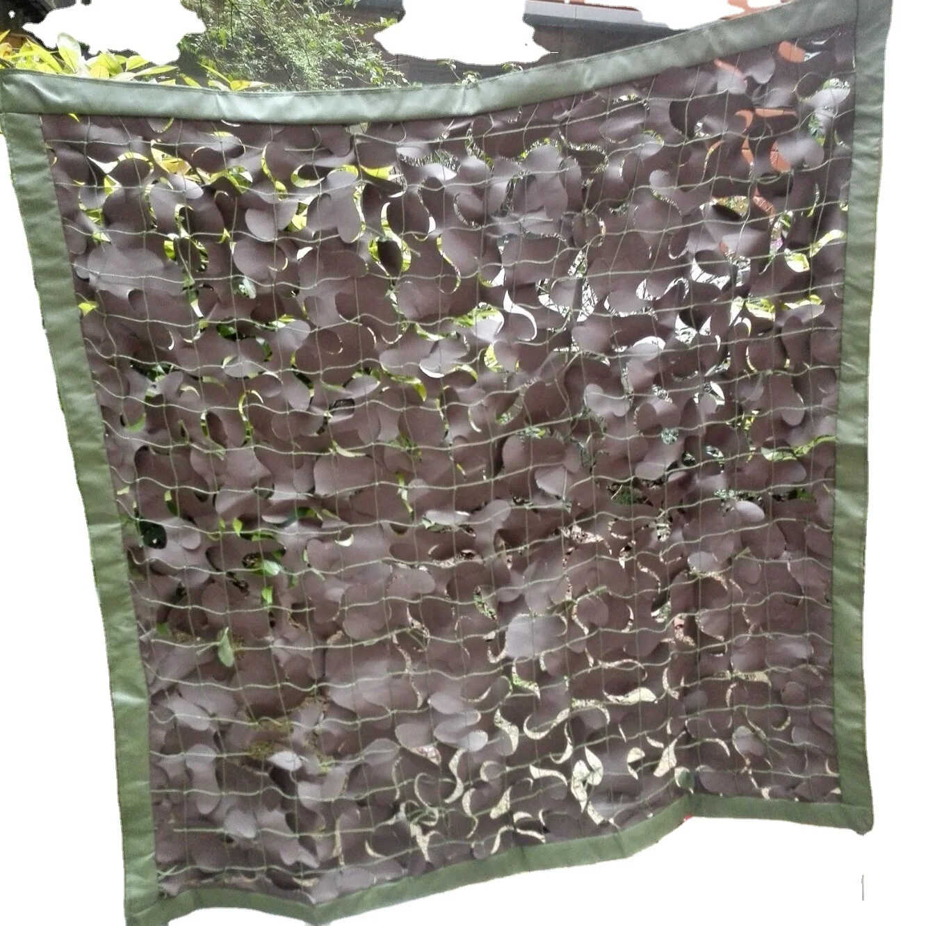 Outdoor reinforced camo netting camouflage shade netting uv treated white