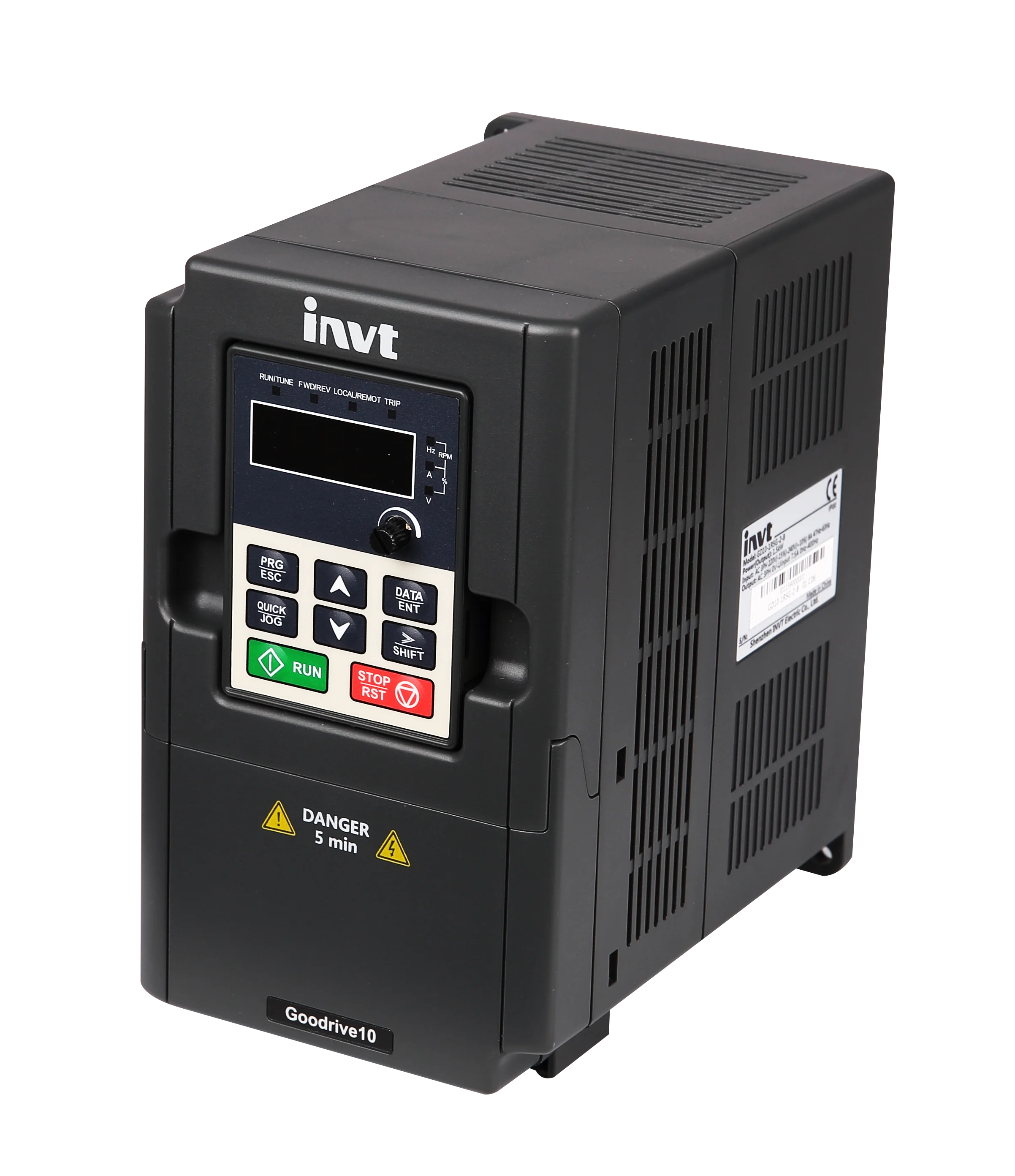 China Top1 Brand INVT Single Phase 220V 0.75kw AC to DC to AC Variable Speed Drive for Water Pump