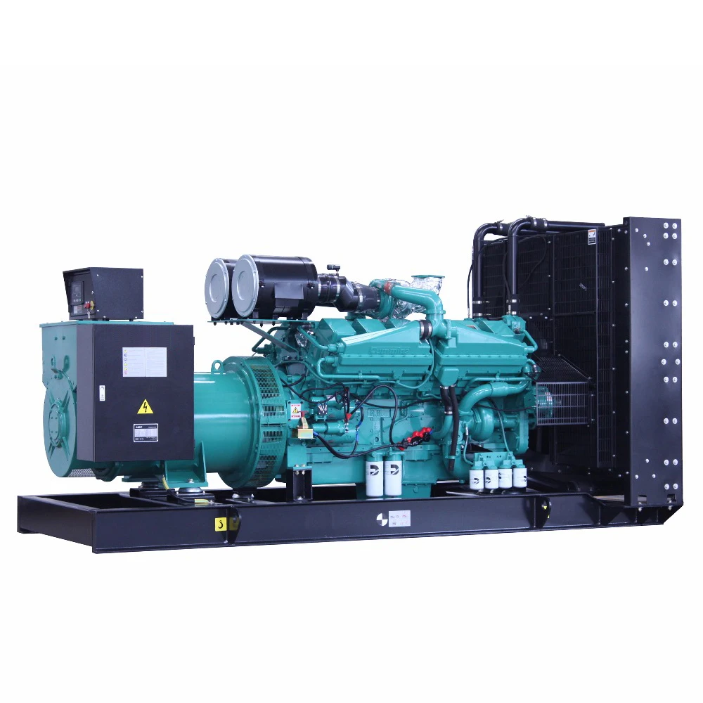 open soundproof 1100kw 1200kw 1400kva 1500kva diesel generators with Cummins engine KTA50-G3
