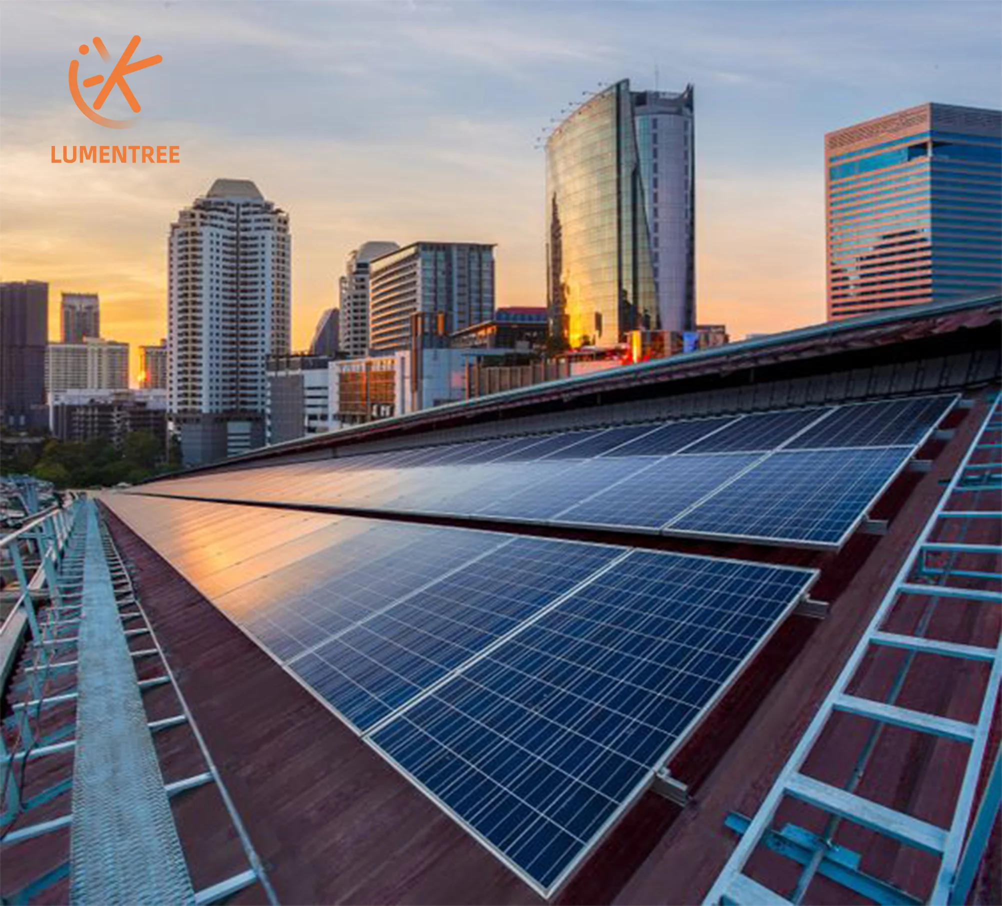 Lumentree Solar Panel Price 415W 455W 550W 650W 700W Photovoltaic PV Panels Half Cell Mono Modules Kit Solar System For Home