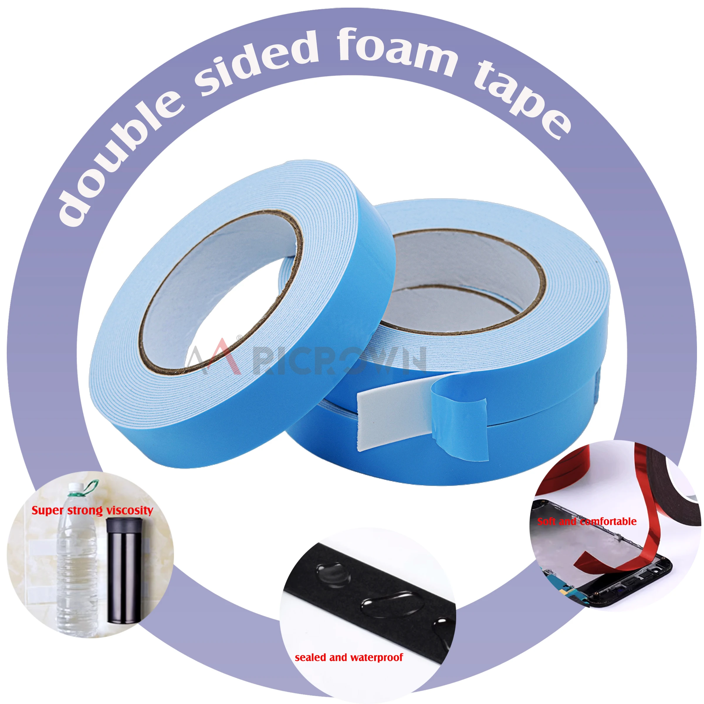 Strong Sealing Double sided foam mounting tape Waterproof Foam Double-sided Tape for Construction Industry