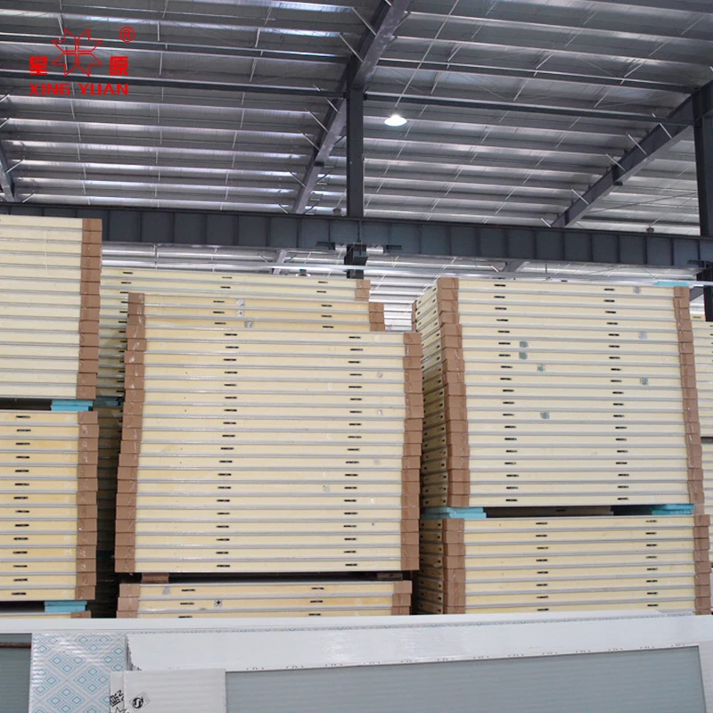 100mm Thickness Rock Wool Sandwich Panel Cold Room Panel For Sale