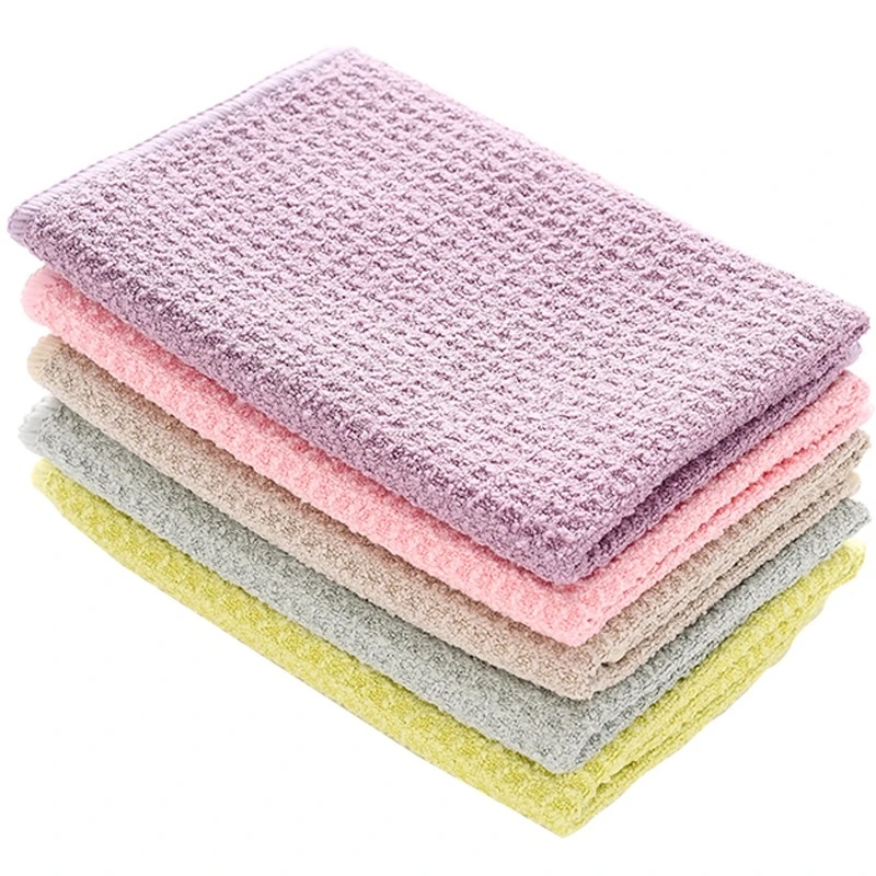 HOT  Sales  in  America  Microfiber Dish Towels Kitchen Drying Towel Waffle Weave White Hand Towel Good for Sublimation Printing