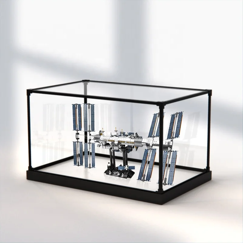 Display Case for Collectibles Assemble Clear Acrylic Box Alternative Glass Case for gift boxes for present