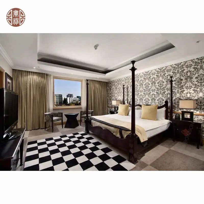 Modern Single Double Storage Wooden Beds With Drawers Hotel beds Bedroom Furniture