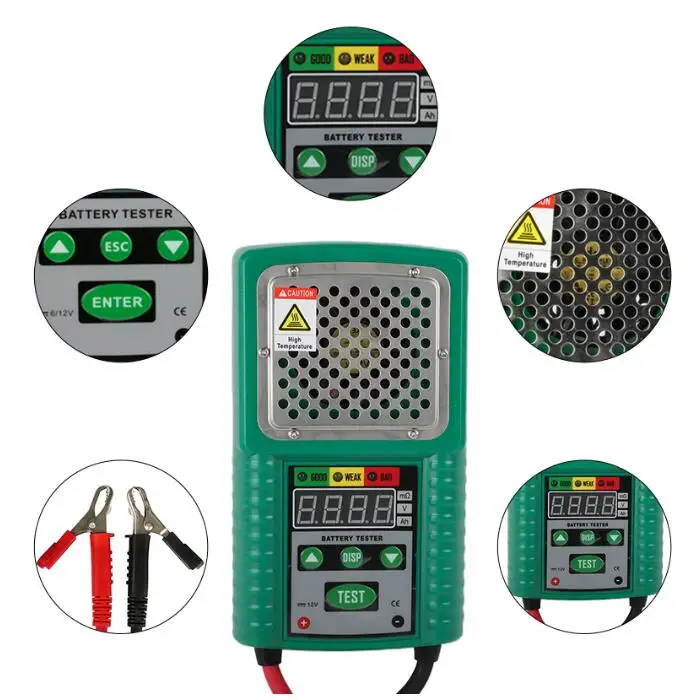 DUOYI DY226 тестер аккумулятора 6V работающего на постоянном токе 12 В в медицинский осмотр автомобильной хранения солнечной энергии морской питание от емкость для светодиодный