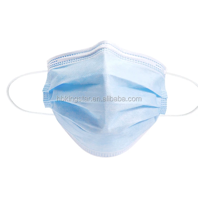 Wholesale customized boxed meltblown non-woven fabric BFE 99% CE EN14683 approved disposable medical face mask