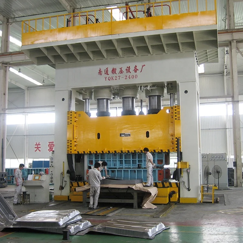 YQK27-500 frame type single action sheet metal stamping hydraulic press with good accuracy and small impact