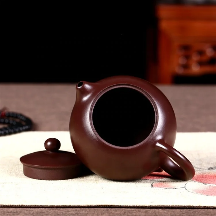 All hand-made Chinese yixing purple clay tea potraw mineral purple and zhu ni big article xi shi teapot