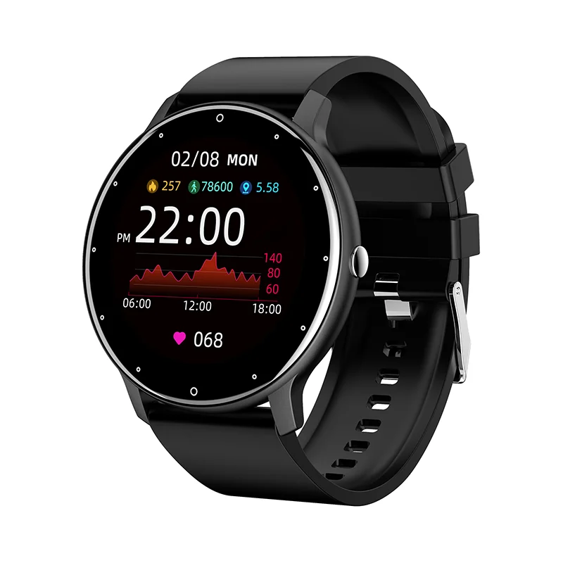 ZL02 custom dial digital watches sports wrist smartwatch for IOS Android Exercise heart rate smart watch