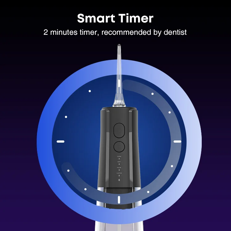 F5043 Teeth Cleaning Oral Irrigation Electric Dental Irrigator Custom Water Flosser Jet Pick Portable Water Flosser Cordless