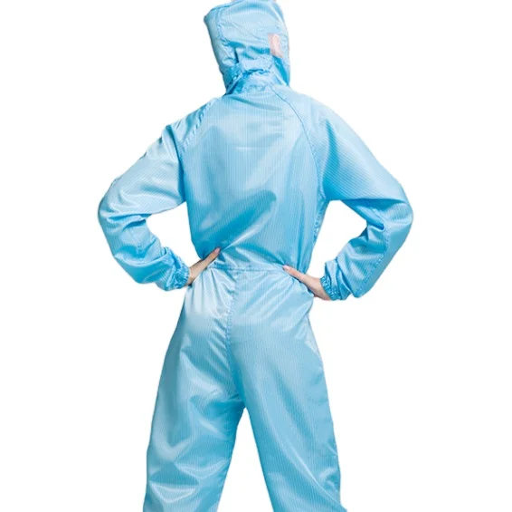 supply for big semiconductor factory Industrial ESD anti-static clothing esd cleanroom suit