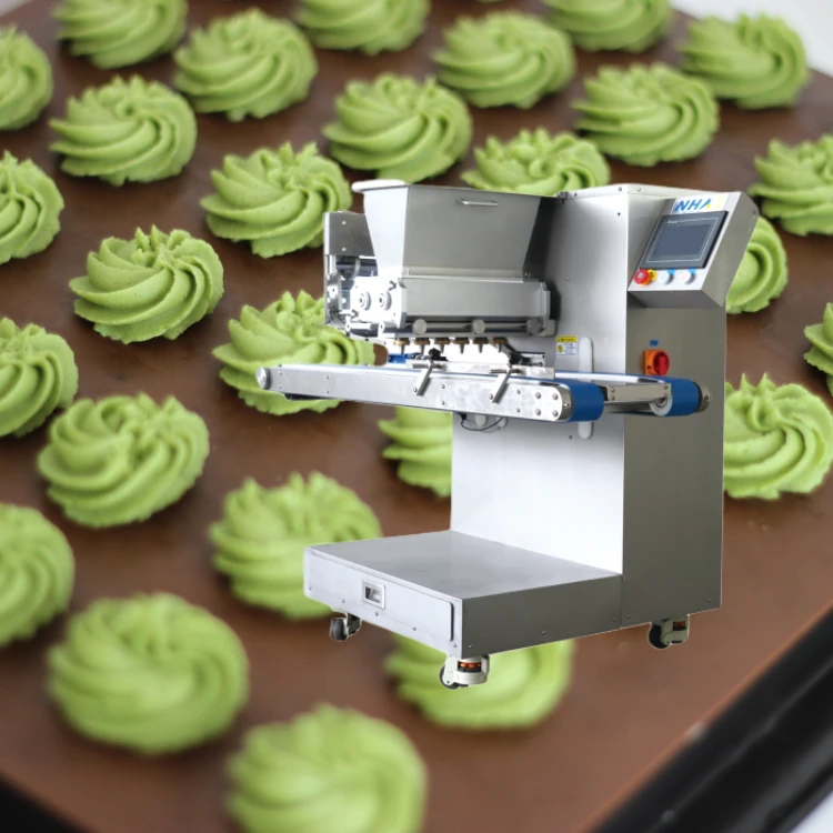 commercial mini biscuit cookie depositor machine Industrial Rotary Biscuit Fortune Cookie Make Machine Price