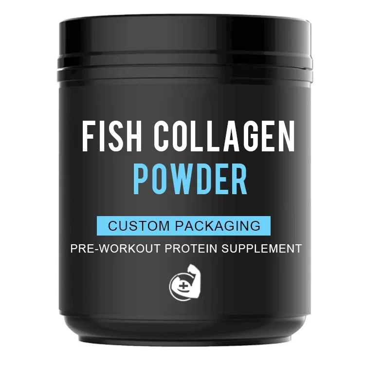 high purity hydrolyzed fish collagen powder OEM manufacturer Good Solubility skin whitening low molecular collagen