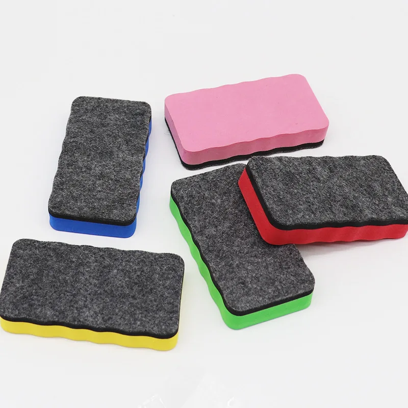 Factory EVA Dry Erase Magnetic Whiteboard Eraser Colorful Magnetic Eraser for Office School