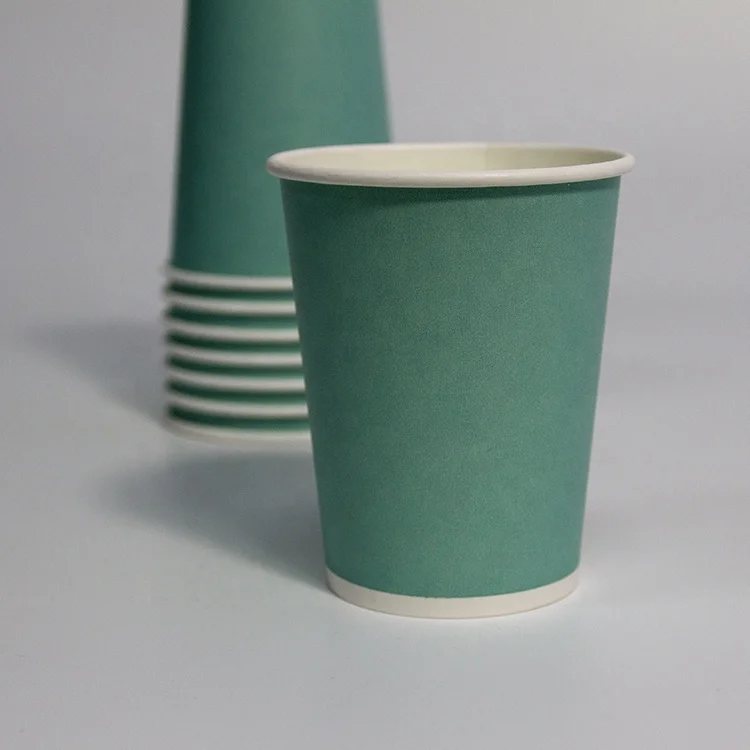 Manufacturer Wholesale Bulk Vasos Desechables Biodegradabl Kraft Paper Cup Recycled Single Wall Paper Vending Cup 71mm