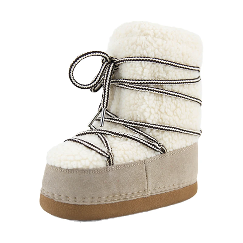 2013 trendy canadian lovely cozy soft liner parent-child snow boots for children