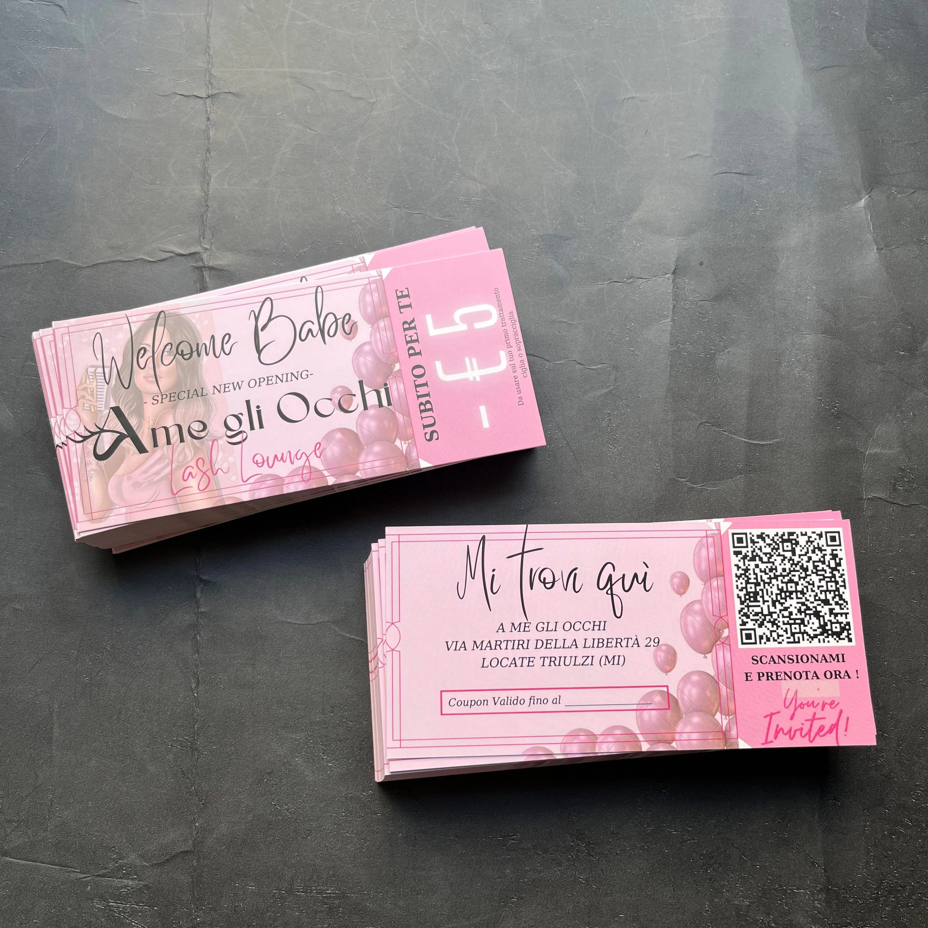Free Design Logo Customize My Logo Voucher Coupon Ticket Card