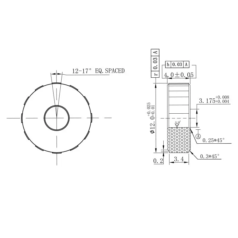 Custom Oil Bushing Bearing Sintered Copper Sleeve