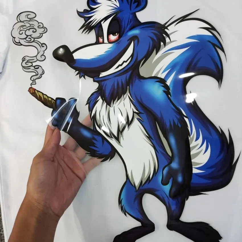 Wholesale Heat Transfer Sticker Screen Print Vinyl Film Custom Logo Ready To Press Heat Transfer Designs For T shirts