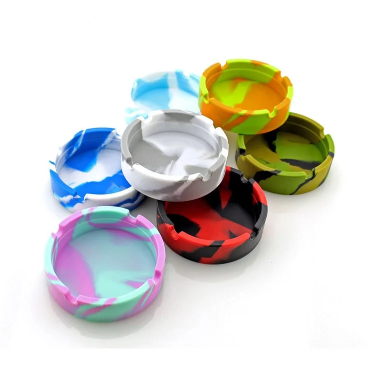 Ashtrays Molds Custom Smoking Silicone Portable Ash Tray Car Pocket Custom Cigar Ashtray
