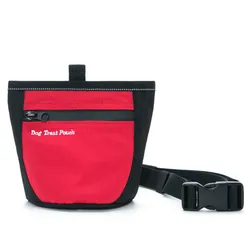 Оптовая продажа, сумка для дрессировки собак, сумка для лакомств, держатель для лакомств с зажимом, поясной ремень, магнитное отверстие