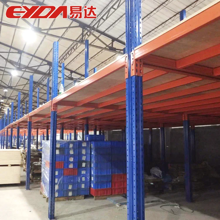 warehouse storage industrial heavy duty steel platform mezzanine floor rack systems