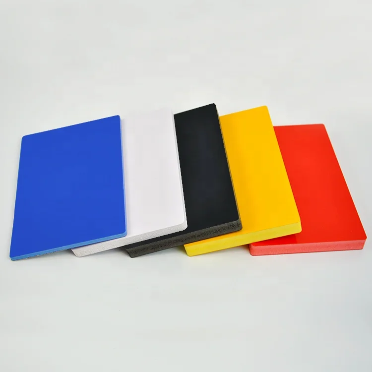 Black Pvc free Foam Board 1220x2440mm Commerce Soft Soundproof Price Expanded Pvc Sheet