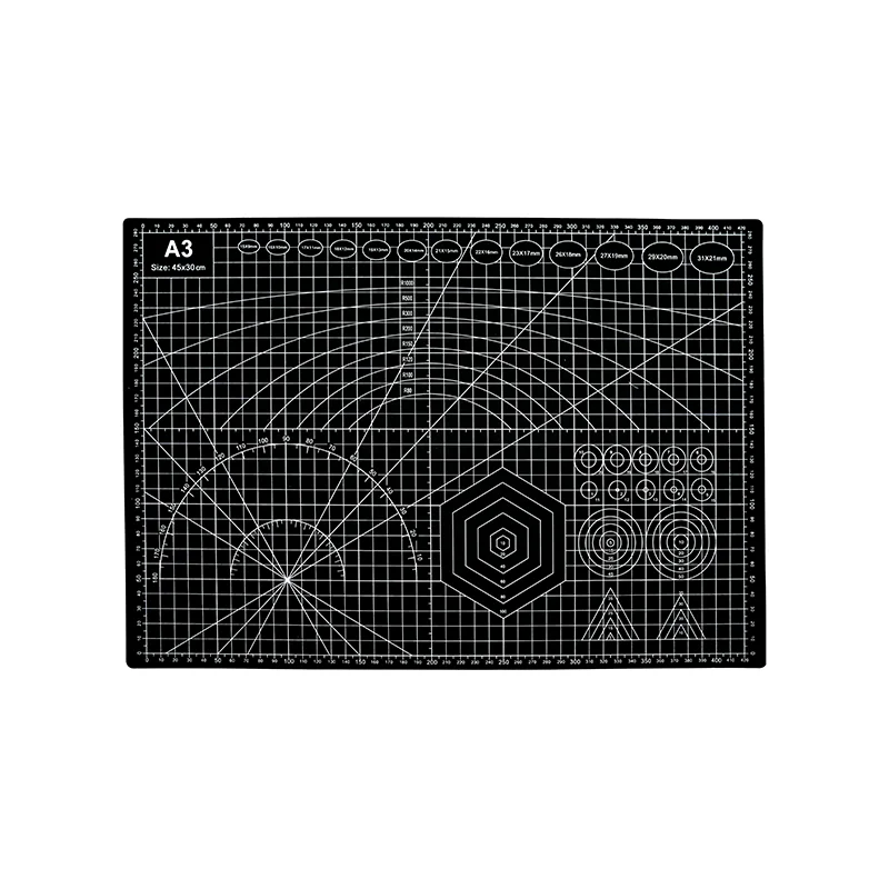 Top selling products 2025 A3 5 layers self healing double faced flexible pvc cutting mat for custom size cutting mat